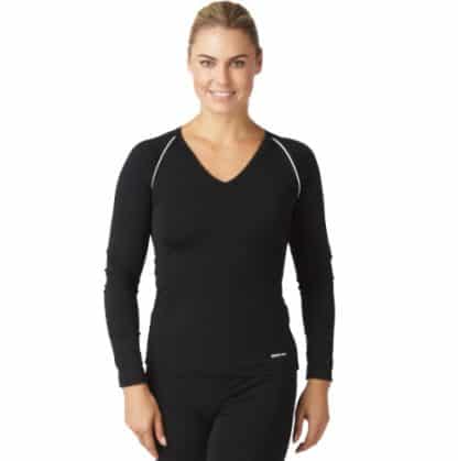 v neck swim top