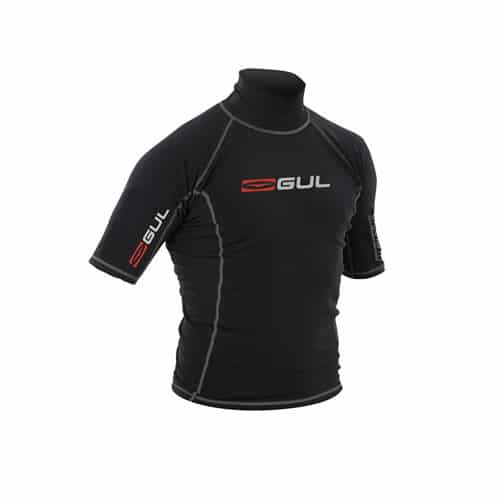 Gul Mens Evotherm Rash Vest/Thermal Base Layer for use with Wetsuit Canoe Kayak in Black/Grey Short or Long Sleeved