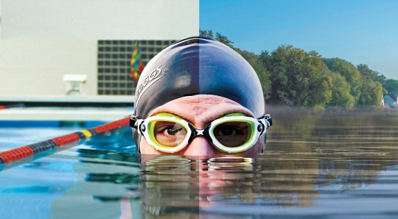 Smart swim goggles give you real-time metrics during your workout